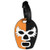 By Mexico Lucha Libre Wrestling Mask Luggage Tag, Máscara Lucha Libre Naranja y Negro