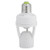 Zerodis E27 LED Lamp Bulb Holder, Light Switch Socket Adjustable Infrared Motion Sensor Light Base AC 110-240V