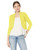 Ronni Nicole Women's Triple Collar Shrug, Bright Yellow, Large