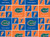 Cotton College University of Florida Gators Print Cotton Fabric By the Yard