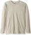 Soffe Men's Tri-Blend Long Sleeve Crew Neck Tee, Oatmeal Heather, Large
