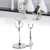 Razor Stand, Metal Razor Stand, Manual Razor Shaving Brush Stand Electroplating Holder for Shaving Brushes and Razors for Men Safety Razors