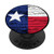 Texas State Flag Pop Socket Black US Lone Star State Grip PopSockets Grip and Stand for Phones and Tablets