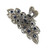 Vintage Metal Alloy Rhinestone Fancy Hair Claw Jaw Flowers Hair Clip Grab Clip Hairpins Women Fashion Chic Hair Catch Hair Accessories