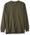 Smith's Workwear Men's Long Tail Tee with Pocket, Dark Olive, Medium