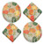 Colorful Fall Pumpkins Paper Dinner Plates and Luncheon Napkins (Serves 16)