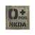 IR A-TACS AU OPOS NKDA Oplus Blood Type 2x2 Arid Tan Tactical Morale Touch Fastener Patch