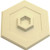 Prime-Line Products U 9140 Prime-Line Hexagon Self-Adhesive Wall Protector 5 in W, 5 and quot W, Ivory