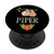 Sloth Piper Name Gift Love Heart Black Tan Pink PopSockets PopGrip: Swappable Grip for Phones  and  Tablets