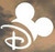 Mickey Mouse "D" Disney Ears Decal Vinyl Sticker|Cars Trucks Vans Walls Laptop| WHITE |5.5 x 5 in|CCI533