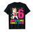 6 Years Old Unicorn Flossing 6th Birthday Girl Unicorn Party T-Shirt