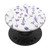 White Violet Purple Lavender Lilac Floral Botanical Flowers PopSockets Grip and Stand for Phones and Tablets