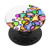 Bright Rainbow Multi Color Bubble Fun PopSockets PopGrip: Swappable Grip for Phones  and  Tablets