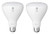GE Relax 2-Pack 65 W Equivalent Dimmable Soft White Br30 LED Light Fixture Light Bulb