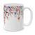 MUGBREW Watercolor Flower Purple Ceramic Coffee Mug Tea Cup, 11 OZ