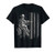 Lineman American Flag Powerline Technician Cable Gift Men T-Shirt