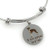 My Italian Greyhound Has My Heart Engraved Expandable Bangle Bracelet