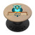 Sara Owl Design Cute Personalized Name Teal Blue Tan PopSockets Grip and Stand for Phones and Tablets