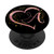 Pink Letter A Initial Heart Monogram PopSockets PopGrip: Swappable Grip for Phones  and  Tablets
