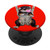 Black Tan Shiba Inu Dog in Baby Carrier with Bubble Gum PopSockets PopGrip: Swappable Grip for Phones  and  Tablets