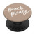 Beach Please - Cute Summer Sayings - Sandy Tan PopSockets PopGrip: Swappable Grip for Phones  and  Tablets