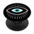 White Evil Eye Black PopSockets PopGrip: Swappable Grip for Phones  and  Tablets