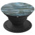Slate Blue Grey Marble White Geometric Granite Quartz PopSockets Grip and Stand for Phones and Tablets