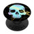 Rainbow Skull - Yellow Black PopSockets PopGrip: Swappable Grip for Phones  and  Tablets