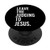 Retro Guitarist Guitar Pick Christian Mediator Jesus PopSockets Grip and Stand for Phones and Tablets