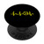Yellow Heartbeat Softball PopSockets PopGrip: Swappable Grip for Phones  and  Tablets