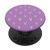 Lavender Purple V Pattern Illustrated Design PopSockets PopGrip: Swappable Grip for Phones  and  Tablets