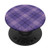 Tartan Purple Check Pattern PopSockets PopGrip: Swappable Grip for Phones  and  Tablets
