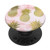 Yellow Pineapple Pattern Pink White PopSockets PopGrip: Swappable Grip for Phones  and  Tablets