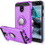 AnoKe for Galaxy J3 Star / J3 2018/J3 Orbit/J3 Achieve/J3 Express Prime/J3 Prime 2/J3 Emerge 2018/Amp Prime 3/J3 Eclipse 2/Sol 3/J3 Aura Case with Screen Protector,360 Degree Ring Holder ZS Purple