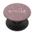 Cute Beige with Inspirational SMILE PopSockets PopGrip: Swappable Grip for Phones  and  Tablets