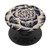 Tan Aesthetic Flower Floral Leaves Design PopSockets PopGrip: Swappable Grip for Phones  and  Tablets
