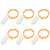 Engilen Fairy Lights 7.2 Feet 20 LED Copper Wire String Lights Decorative Lights Battery Operated, Warm White (6 Pack)