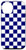 iPhone 12/12 Pro Checkered Phone Case Check Plaid Blue and White Case