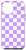 iPhone 12 Pro Max Checkered Phone Case Check Plaid Purple and White Case