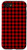 iPhone SE (2020) / 7 / 8 Red and Black Buffalo Classic Plaid Check Pattern Tartan Case