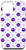 iPhone 12 mini Purple Skulls and Stars Goth Halloween Pattern Case