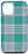 iPhone 12/12 Pro Christmas Mintand Pink Plaid Buffalo Gingham Check Pattern Case