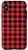iPhone X/XS Red and Black Buffalo Classic Plaid Check Pattern Tartan Case