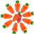 Litviz 10pcs Plastic Carrot Containers Candy Boxes for Easter Toys Unique Surprise Empty Egg Hunt Supplies Easter Basket Fillers