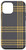iPhone 12 mini Christmas Golden  and  Gray Plaid Buffalo Gingham Check Pattern Case