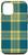 iPhone 12/12 Pro Christmas Golden  and  Bleu Plaid Buffalo Gingham Check Pattern Case