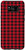 Galaxy S8plus Classic Red  and  Black Plaid Buffalo Gingham Check Pattern Case