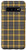 Galaxy S10 Classic Golden  and  Gray Plaid Buffalo Gingham Check Pattern Case