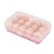 Vaskey 1Pcs Plastic Egg Holder, Stackable Refrigerator Egg Tray, Clear Egg Storage Box for 15 eggs