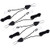 YARNOW 4PCS 1/8 inch Adjustable Rope Clip Hanger Ratchet Tie Down Rope Hanger Metal Internal Gears Ratchets for Grow Light Fixture